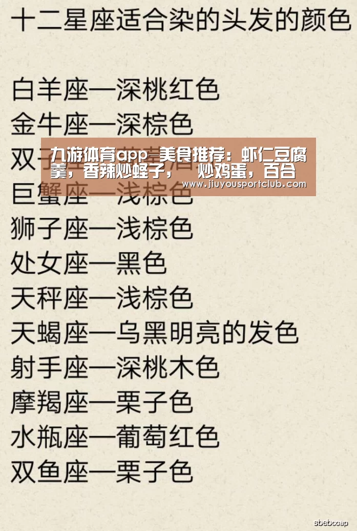 九游体育app-美食推荐：虾仁豆腐羹，香辣炒蛏子，醬炒鸡蛋，百合炒莴笋的做法(图2)